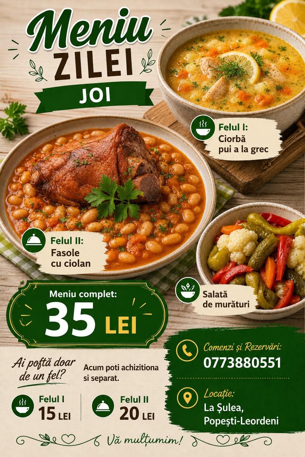 Preparat de la restaurantul La Șulea 3
